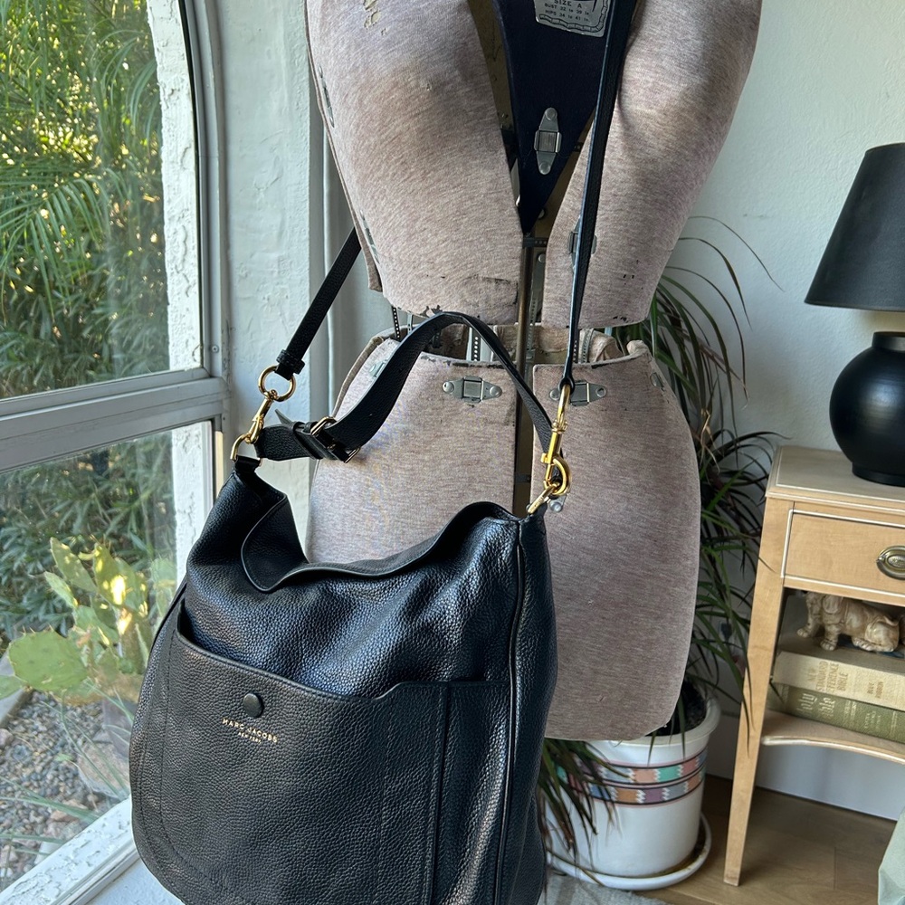 Large Marc Jacobs Duo Crossbody Shoulder Bag